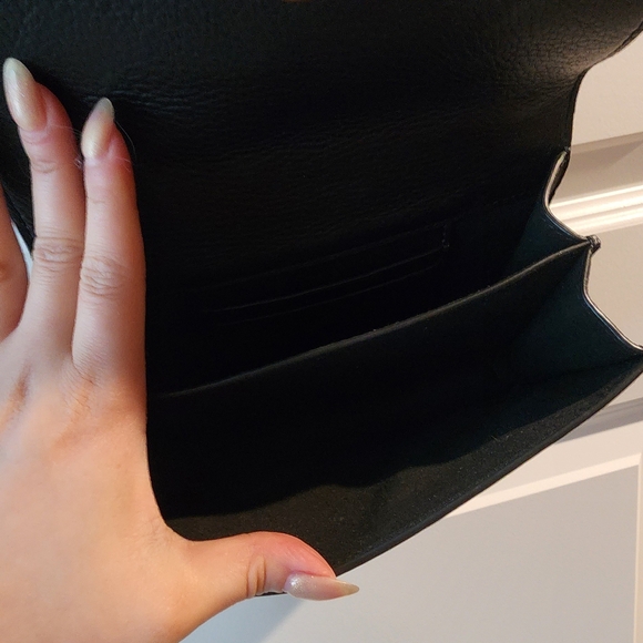 Tory Burch Miller leather shoulder bag in black with gold Chain - Picture 5 of 5